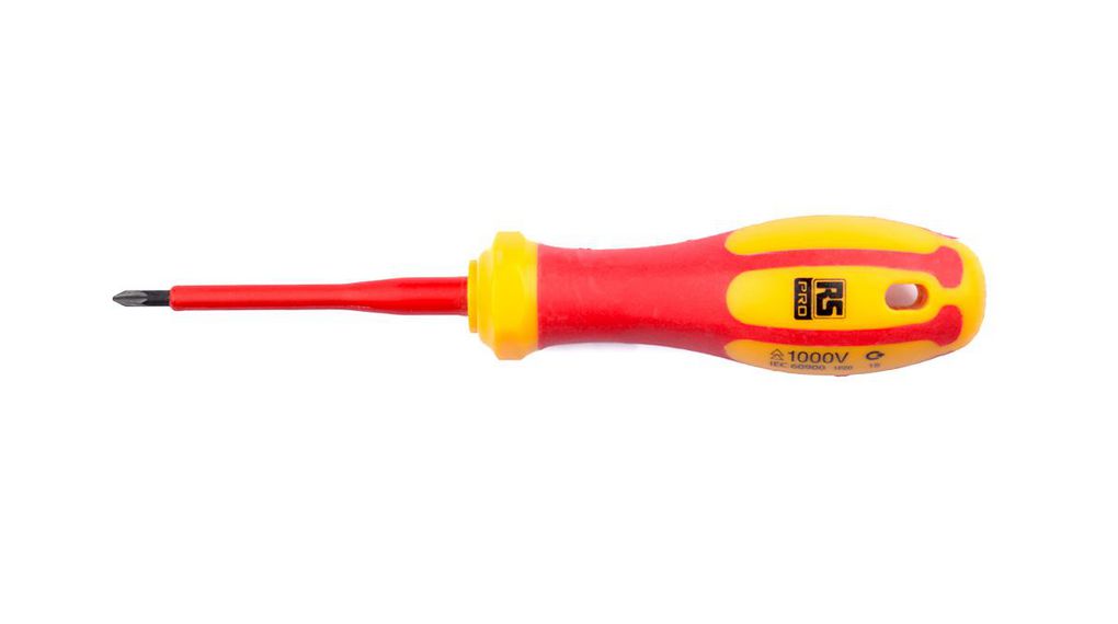 Pozidriv Screwdriver, PZ0, VDE, Ergonomic